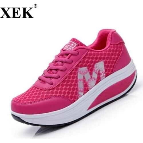 2017 Slimming women running shoes women sneakers Women Platform Fitness Shoes Lady Spring Summmer Fitness shoes #2716