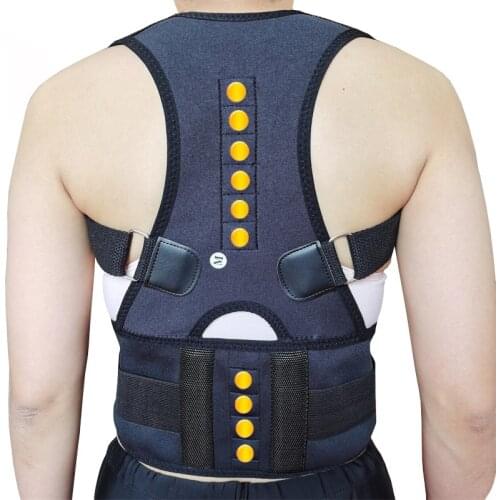 Womens Magnetic Posture Corrector de Postura Shoulder Support Back Support Orthopedic Corset Back Massager New Design