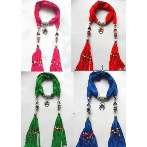2018 NEW fashion pendant scarves womens necklace accessories scarves shawls novel scarves cotton scarvf 60pcs