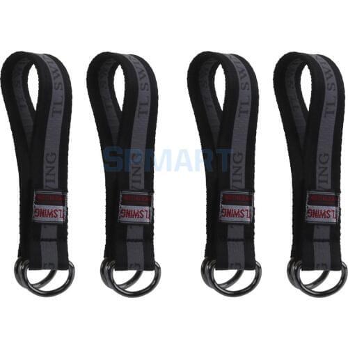 4Pcs Durable Polyester Bar Hanging Swing Straps Hanger Belts for Swings Chair Hammock Accessories Outdoor Indoor Tree Beams 34cm