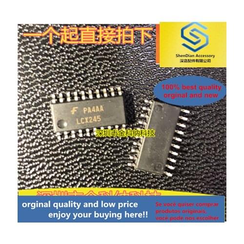 5pcs only orginal new 74LCX245SJX printed silk LCX245 patch SOP20 feet 5.2MM middle body