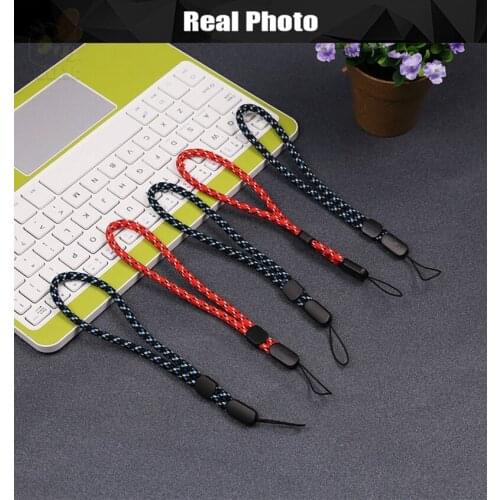 Simple Fashion Mobile Phone Lanyard Men And Women General Short Wrist Rope Digital Camera Self Timer Lever Short Lanyard 500pcs