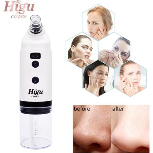 Facial Nose Pore Deep Cleaner Blackhead Removal Face Skin Care Device With Bubble Electric Acne Pimple Remove Vacuum Machine