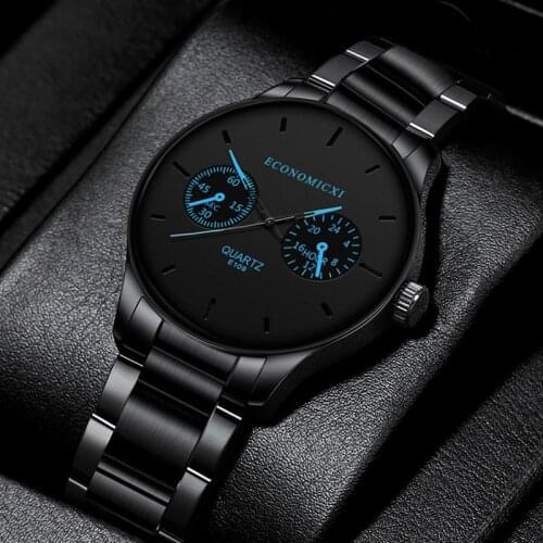 Watch For Men Watches Quartz Watches Pointer Casual Fashion Stainless Steel Strap Wristwatch Relogio Masculino Reloj Hombre