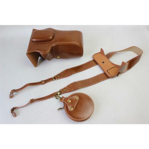 Black/Brown/Coffe Deluxe Edition PU Leather Camera Case Cover For Canon EF 77D 800D Camera With Storage Bag Bottom Opening Case