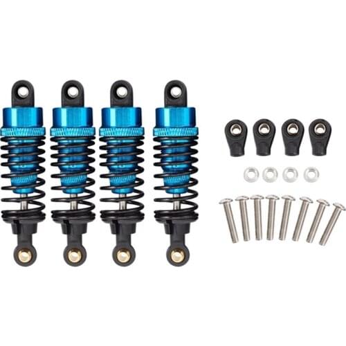 4Pcs Aluminum Alloy Shock Absorber Damper Set for Tamiya TT-01 TT01 TT-02 TT02 1/10 RC Car Upgrade Parts