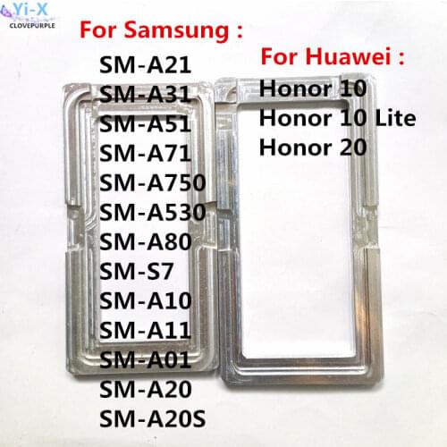 1X Glue Mould LCD Screen Glass Mold Holder for Samsung A750 A530 A01 A21 A31 A51 A71 A80 S7 A10 A20 A20S for Honor 20 10 Lite