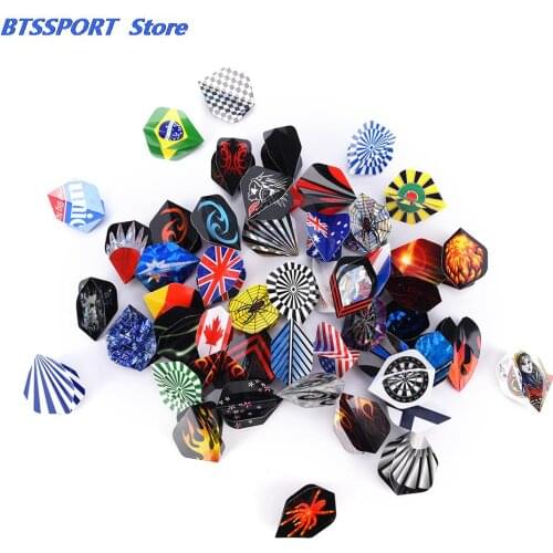 150PCS Dart Flights in 50 Kinds of Patterns RARE Darts Fin Feather Accessories Super Value Flights High Quality