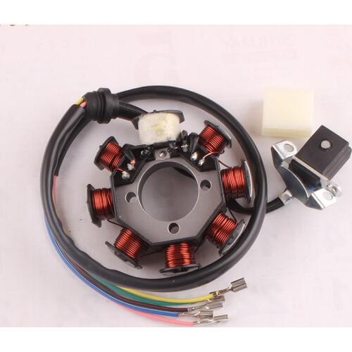 Free shipping motorcycle parts for Honda motorcycle 4 level 8 CG125 magneto coil CG150 ignition coil CG200 coil ATV 125cc