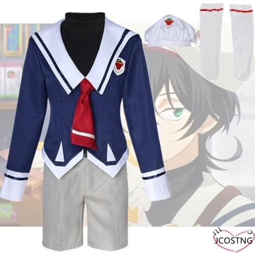 SK8 Miya Cosplay Outfits the Infinity SK Eight Miya Cosplay Costumes Chinen Miya Uniform Cap Tops Coat Pants Socks Party