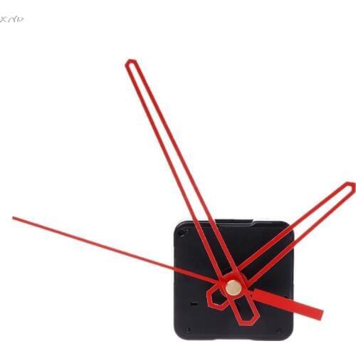 Quartz Clock Movement Mechanism Hands Wall Repair Tool Parts Silent Kit Set DIY Red Pointer 41