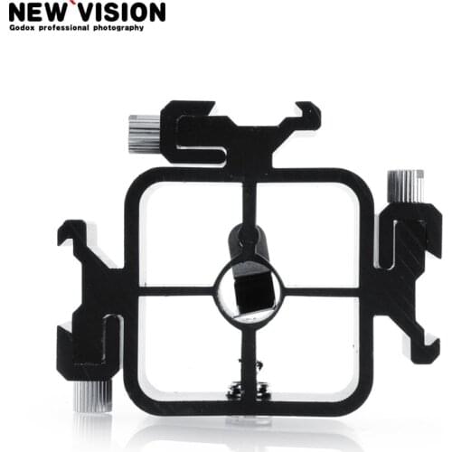 3 in 1 metal Tri-Hot Shoe Mount Adapter Flash Holder Bracket Light Camera NEW Easy To Carry Standard Size