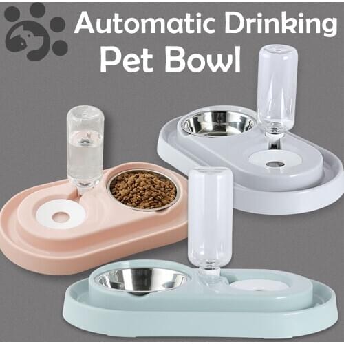 Dog Feeding Bowls Plastic Water Food Bowl for Dogs Drinking Pet Feeder Bowls for Cats Dogs Drinking Bowls Treats Pet Accessories