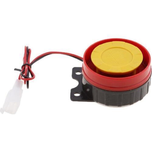 Motorcycle alarm speaker 125DB 12V electric universal Truck Bicycle Loud Horn klaxon Motorcycle