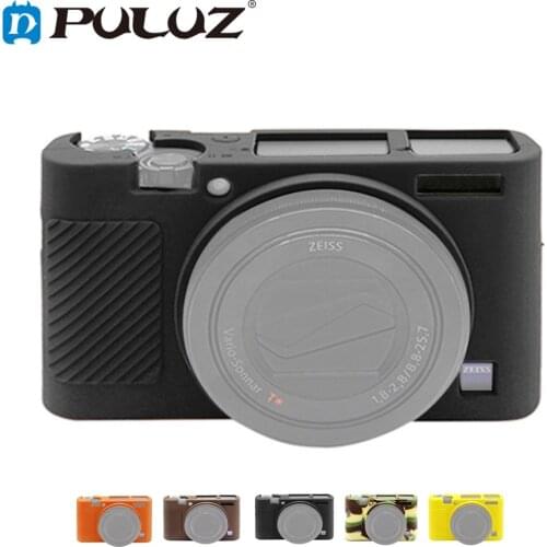 PULUZ Soft Silicone Camera Shell Housing Case for Sony RX100 III / IV /V Rubber Camera Protective Body Skin Cover Case for Sony