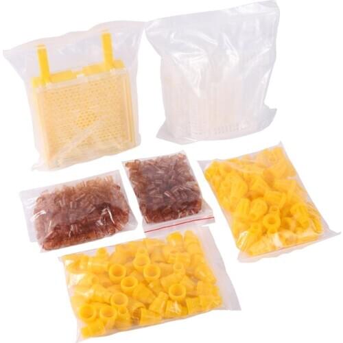 Queen Rearing Box Bee Breeding Kit Beekeeping Tool Kit Queen Cell Complete Queen Rearing Kit Beekeeping Rearing System 1 Set