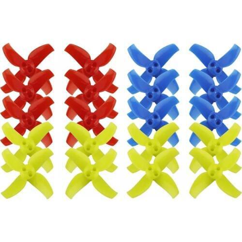 Latest in 2019 10 Pairs KINGKONG/LDARC 1540 40mm 4-blade Propeller 1.5mm Hub for TINY GT7 Beta75X RC Drone