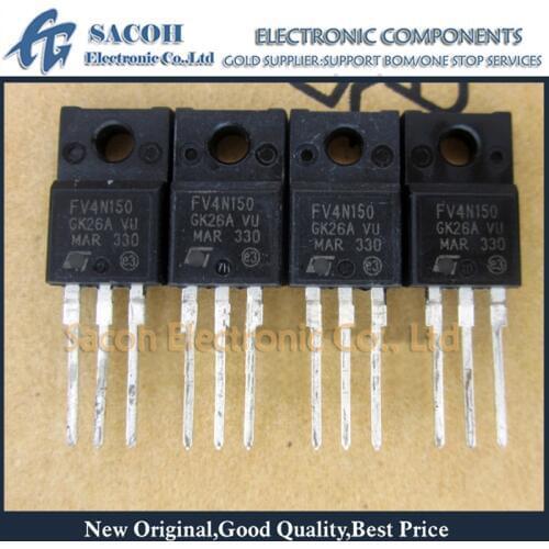 Free Shipping 10Pcs STFV4N150 FV4N150 STP4N150 P4N150 4N150 TO-220F/220 4A 1500V Power MOSFET transistor