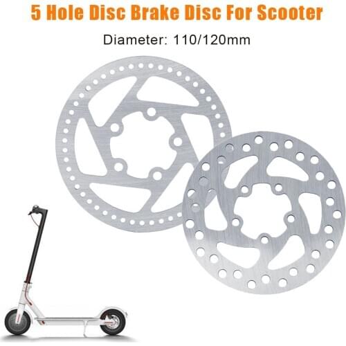 Fit for Xiaomi Mijia Electric Scooter M365 With Hole From Disc Brake Disc 5 Holes 110mm 120mm Brake Disc Rear Wheel