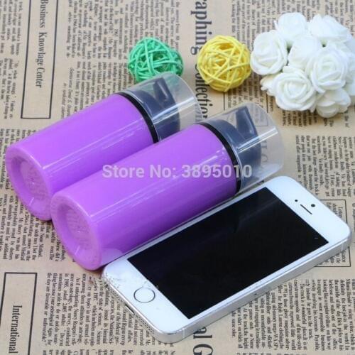 Empty Airless Pump Plastic Bottles 50ml 80ml Emulsion Bottle Lotion On Travelling Cosmetic Packaging F092