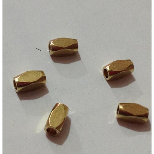 50pcs 3x6mm Vintage Original Brass Spacer Beads Round Flat Tube Beads Nepal Beads fits Charms Bracelet DIY Jewelry Making