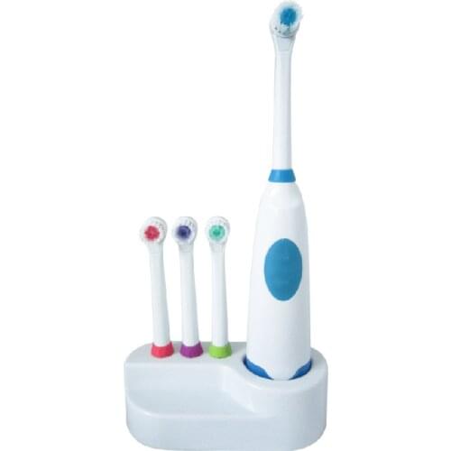 Rotation Type Electric Toothbrush IPX4 Waterproof Automatic Tooth Brush with 2 Brush Heads Adult Electric Toothbrush 35D