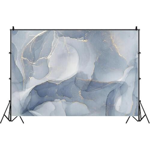 Bright Silver Gray Marble Scenery Photography Background Photo Booth Studio Decor