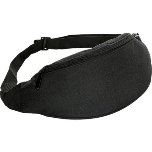 Bag Fanny Pack Hip Waist Festival Money Pouch Belt Wallet travel bag Holiday Kids Black