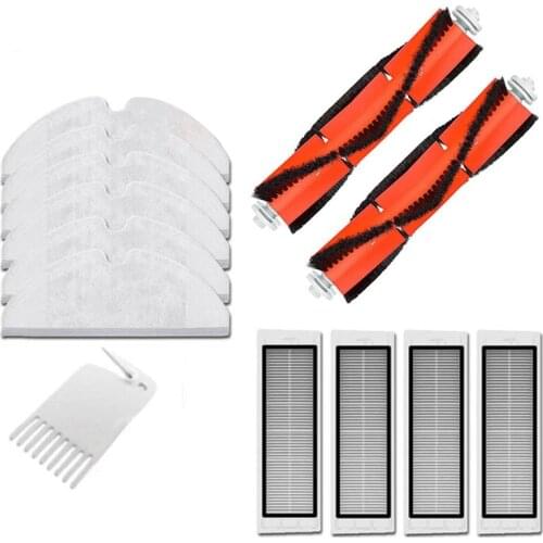 For XiaoMi Roborock S50 S51 S55 S5 S6 S60 Accessories Vacuum Cleaner Parts Washable HEPA Filter Main Brush Spare Parts