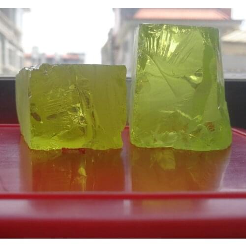 0.29kg Apple Green Cubic Zirconia Rough For Gems Making