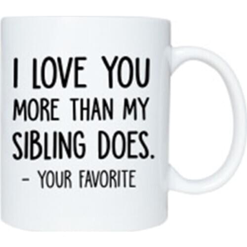 1Pcs New 350mL Confession Coffee Mug with Handle Creative White Color Milk Tea Ceramic Cup Best Valentines Day Gift for Couples