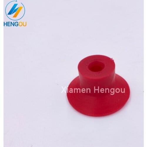 100 pcs 26x5x14mm Red good quality Martini Folding machine sucker offset printer rubber sucker cup