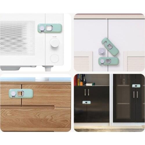 5pcs/set Child Baby Safety Lock Children Cabinet Drawer Door Fridge Blockers 69HE