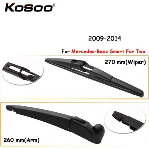 KOSOO Auto Rear Car Wiper Blade For Mercedes-Benz Smart For Two,270mm 2009-2014 Rear Window Windshield Wiper Blades Arm