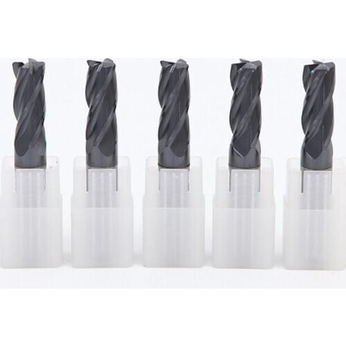 Milling Cutter Alloy Coating Tungsten Steel Tool By Aluminum Cnc Machine 4 Blade Endmills Milling Cutter Wood Milling Cutter 58