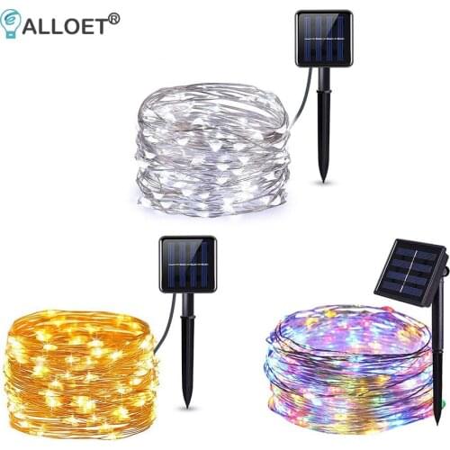 200LED Solar Light Outdoor Lamp String Lights For Holiday Christmas Party Gecoration Waterproof Fairy Lights Garden Garland Lamp