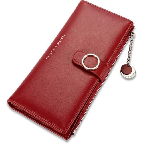 Female Long Wallets Clutch Bag Designer Wallet Luxury Brand Women Lady Soft Pu Leather Multi-cards Holder Large Phone Pocket