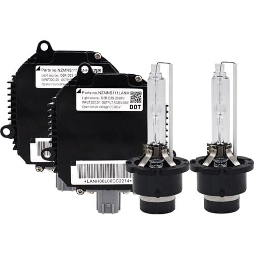 SKYJOYCE 10 Sets Original 55W D2S D2R HID Xenon Ballast Car Light Xenon D2S D2R 55W HID Headlight Bulb Kit 4300K 8000K 6000K