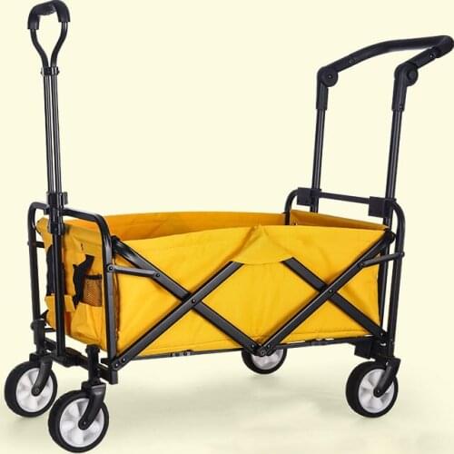 Home Furnishing Kitchen Carts Camping Wagon Garden Folding Transport Trolley Wagon Outdoor Beach Cart Shopping Cart For Elderly