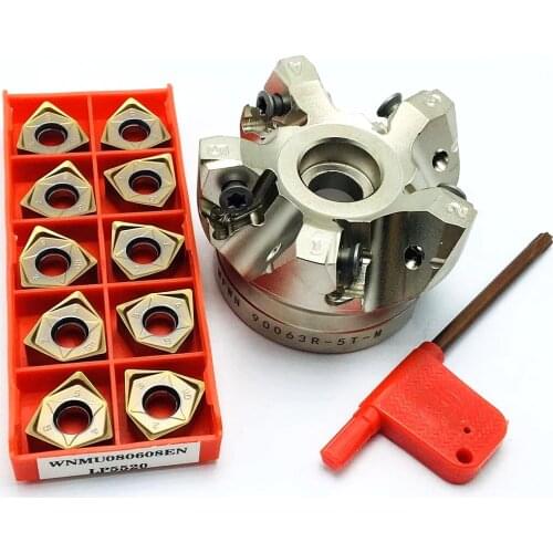 MFWN 90 degree MFWN90050R MFWN90063R face milling tool holder MFWN CNC lathe metal machine tool WNMU080608 carbide insert
