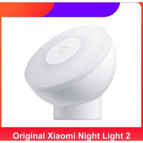 2020 Newest Xiaomi Mijia Night Light 2nd Generation Rotating Adjustable Infrared Smart Human Body Sensor Magnetic Base Design