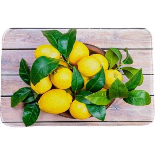 Fruit & Vegetables Creative 3D Printing Carpets and Rugs for Bedroom Living Room Carpet Kitchen Bathroom Anti-Slip Floor Mats