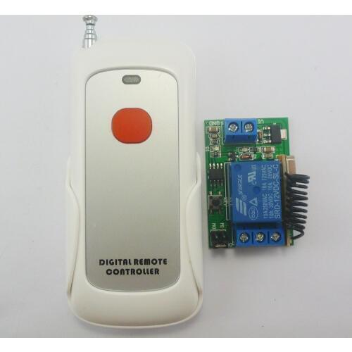 DC 12v Relay Wireless Remote Control RF Switch On/off Switch +1 Channel Relay Delay Time Timer