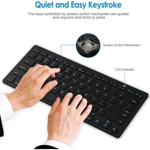 Ultra-slim Wireless Bluetooth 3.0 Keyboard for Samsung Galaxy Note 10.1'' 2014 P600 P601 P605 Tab Pro T520 Tablet cover case
