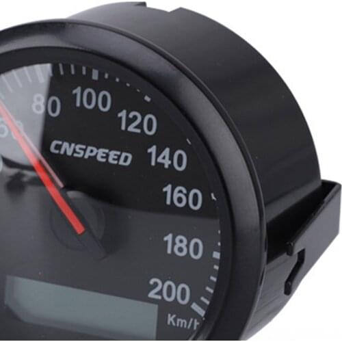 Universal GPS Speedometer Speed Gauge Marine Speed Odometers Waterproof for Boat Motorcycle Truck w/ 7 Colors Backlight