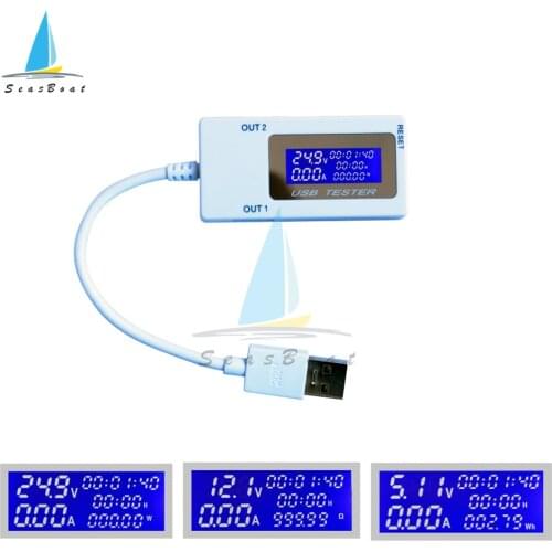 USB Tester DC Power Meter Digital Voltmeter Voltimetro Volt meter Power Bank Wattmeter Voltage Tester Doctor Detector 4-30V 5A