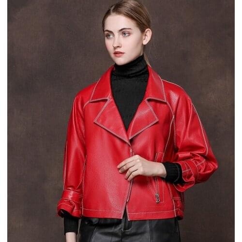 Genuine Leather 2020 Autumn Winter Jacket Women 100% Real Sheepskin Coat Female Streetwear Bomber Jackets MY3738