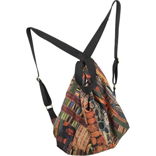 Womens Ultra-Light Printed Bag Womens Large Capacity Travel Casual Shoulder Shoulder Dual Purpose Backpack