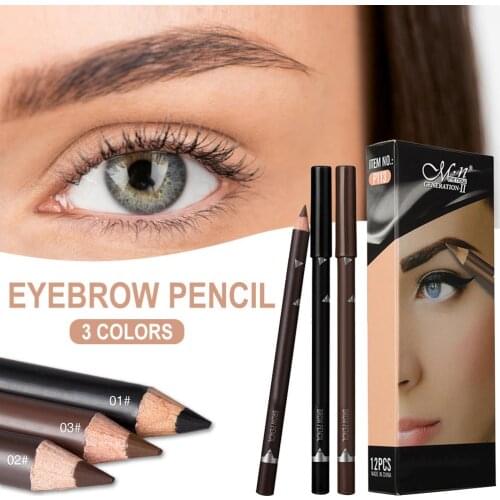1pcs Waterproof Natural Eyebrow Pen Sweat-resistant Eyebrow Pencil Makeup Beauty Tools No Fading Lasting Eye Makeup 3 Colors