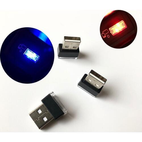 1Pc Car USB Atmosphere Lamp for Nissan Quest GT-R 370Z Note Sway Micra Pulsar Maxima Terra KICKS IMQ Rogue Xmotion ARMADA Serena